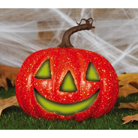 Calabaza halloween 20 cm con luz-El Informal Santander