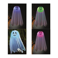 Fantasma con luz 60 cms colgante halloween-El Informal Halloween