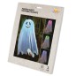 Fantasma con luz 60 cms colgante halloween