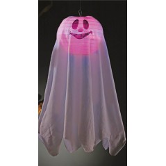 Fantasma con luz 60 cms colgante halloween-El Informal Halloween