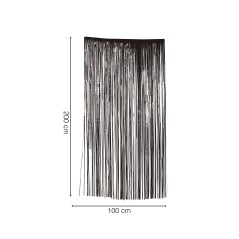 Cortina negra 100 x 200 cms.