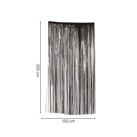 Cortina negra 100 x 200 cms.