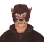 Mascara hombre lobo con pelo de latex