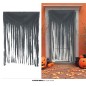 Cortina tela gris para decoraciones terror 100x200 cm