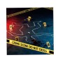 Decoracion silueta del crimen 5 numero s y cinta