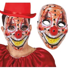 Mascara payaso terror en pvc halloween -El Informal