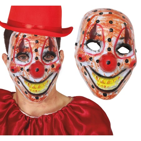 Mascara payaso terror en pvc halloween -El Informal