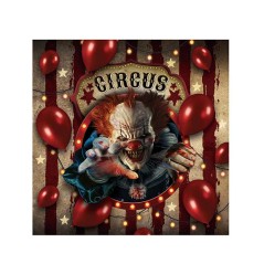 Servilletas fiesta payaso terror globo 12 uds 33 cm-El Informal