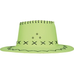 Sombrero vaquero verde simil piel adulto-El Informal Santander