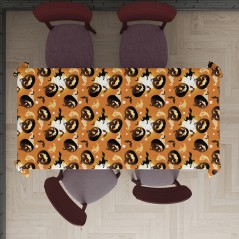 Mantel calabazas halloween 137x274 cm-El Informal Santander