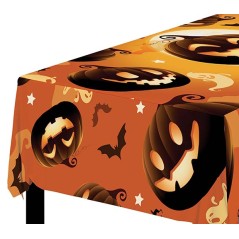 Mantel calabazas halloween 137x274 cm-El Informal Santander