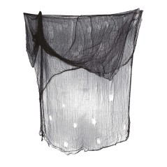 Tela negra rasgada decoracion halloween 500 cm-El Informal