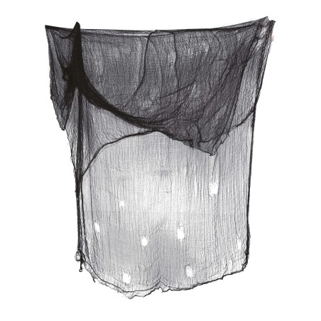 Tela negra rasgada decoracion halloween 500 cm-El Informal