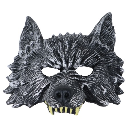 Media mascara lobo feroz en foam