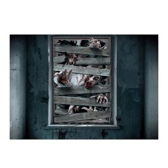Decoracion Ventana Zombies 80x120 cm-El Informal Santander