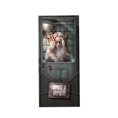 Decoracion puerta Psiquiatrico 80x180 cm-El Informal Santander