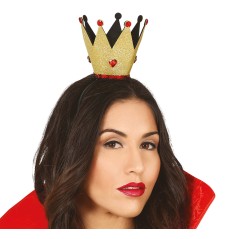 Diadema reina de corazones oro-El Informal Santander