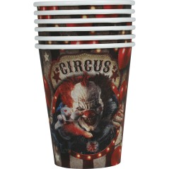 Vasos fiesta payaso terror globo 6 uds 11 cm-El Informal Santander