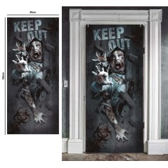 Decoracion Puerta zombies-El Informal Santander