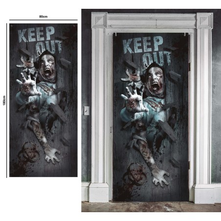 Decoracion Puerta zombies-El Informal Santander