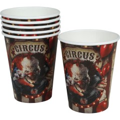 Vasos fiesta payaso terror globo 6 uds 11 cm-El Informal Santander