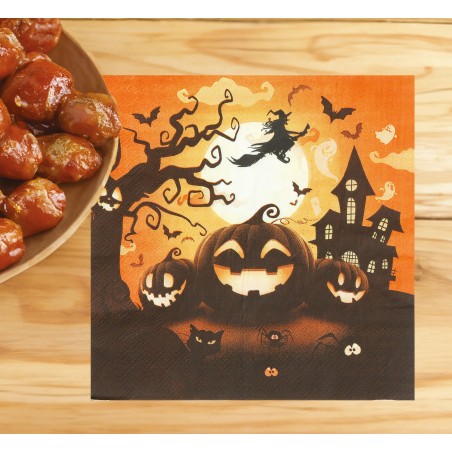 Servilletas calabazas 20 uds 33 cm-El Informal Santander
