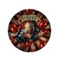 Platos fiesta payaso terror globo 6 uds 23 cm