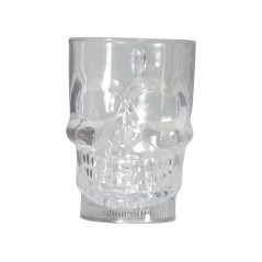 Jarra calavera con luz 10x14 cm-El Informal Halloween