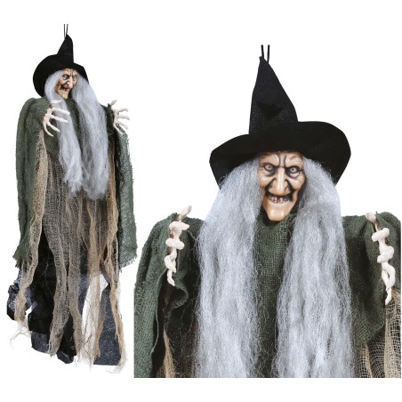 Figura bruja colgante 50 cm-El Informal Halloween