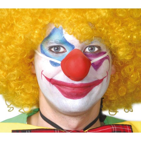 Nariz payaso roja bola latex