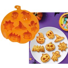 Molde para galletas motivos halloween 26x23 cm-El Informal Halloween
