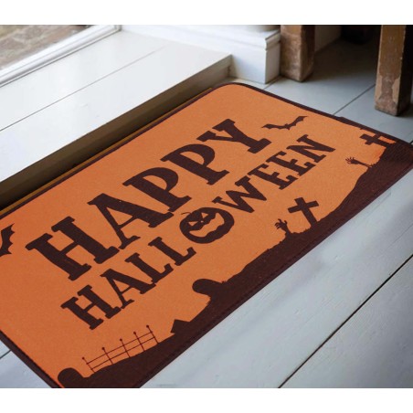 Felpudo naranja Halloween 60x40 cm-El Informal Halloween