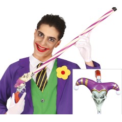 Baston con pistola bufon Joker 90 cm-El Informal