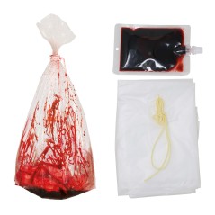 Bolsa ensangrentada con cuerda de 150 cm halloween-El Informal