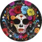 Platos catrina dia de muertos 6 uds 23 cm