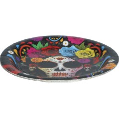 Platos catrina dia de muertos 6 uds 23 cm-El Informal Santander