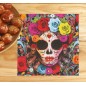 Servilletas catrina dia de muertos 12 uds 33 cm