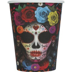 Vasos catrina dia de muertos 6 uds 9 cm-El Informal Santander