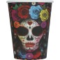 Vasos catrina dia de muertos 6 uds 9 cm
