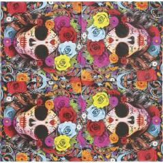 Servilletas catrina dia de muertos 12 uds 33 cm-El Informal Santander