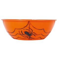 Bol o cuenco naranja para caramelos halloween 27x9 cm-El Informal