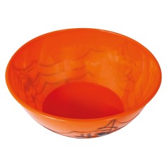 Bol o cuenco naranja para caramelos halloween 27x9 cm-El Informal