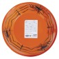 Bol o cuenco naranja para caramelos halloween 27x9 cm