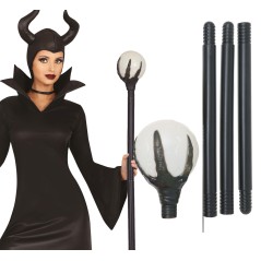 Baston bola de mago Malefica 100 cm-El Informal