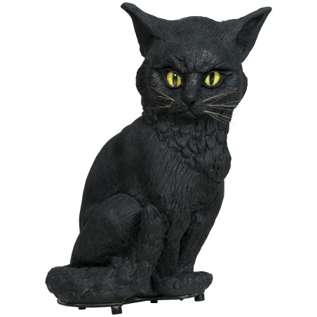 Gato con luz y sonido 32cm decoracion terror