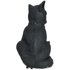 Gato con luz y sonido 32cm decoracion terror-El Informal Santander