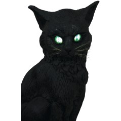 Gato con luz y sonido 32cm decoracion terror-El Informal Santander