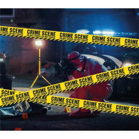 Cinta seguridad Crime Scene 6 metros x 12 cm-El Informal Halloween
