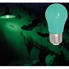 Bombilla verde 5 w para decoracion halloween-El Informal Halloween