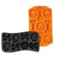 Moldes calaveras y huesos 12x22 cm